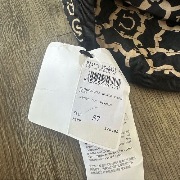 Salvatore Ferragamo Galore Logo Reversible Nylon Bucket Hat - Black - eu 57 - Picture 3 of 9